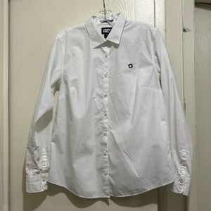 Lands’ End Chase Botton Down Blouse!
